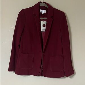 DR2 Women's Burgundy Blazer Jacket